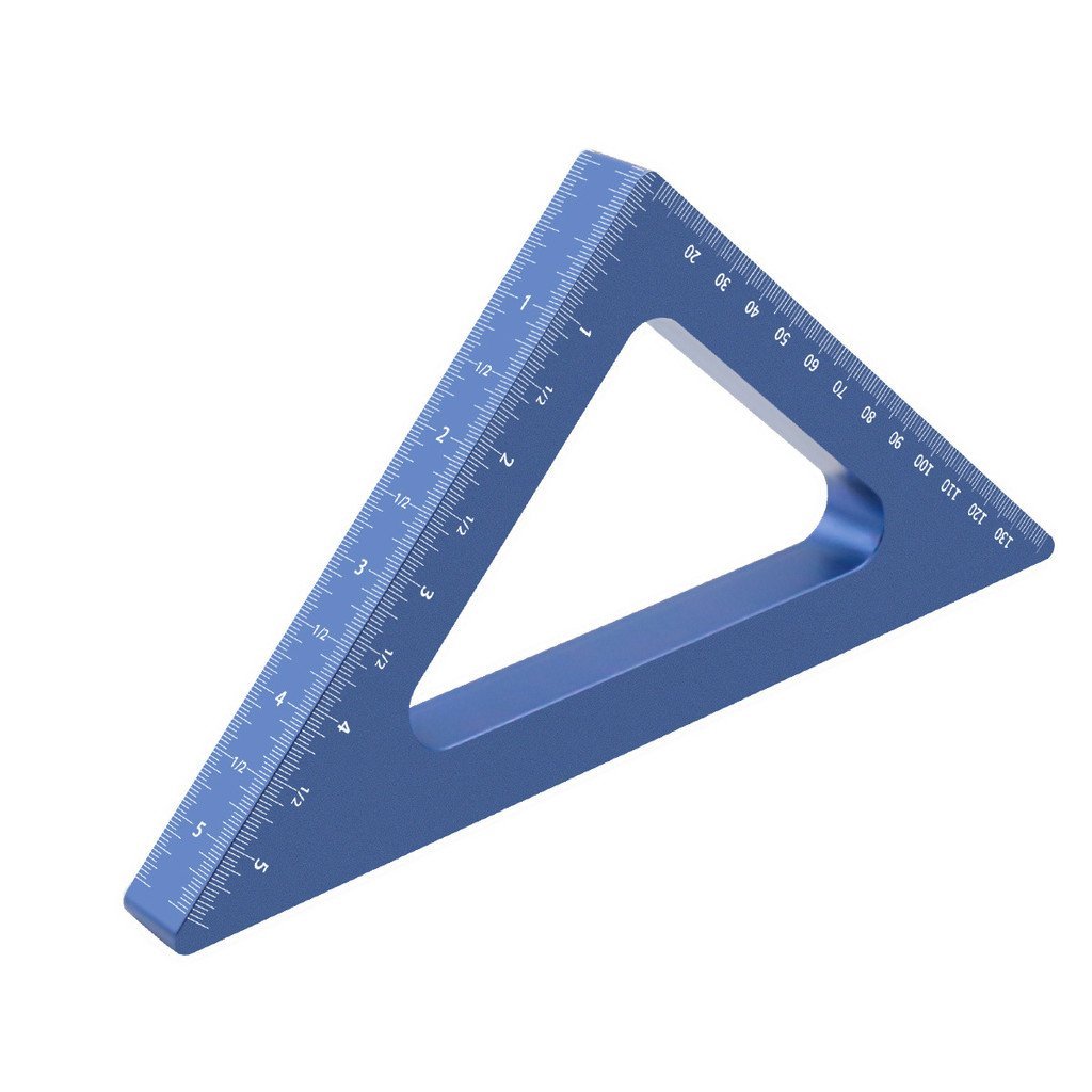 Woodworking DIY Triangle Ruler° Tool 90 Inch Right Angle Ruler Metric ...