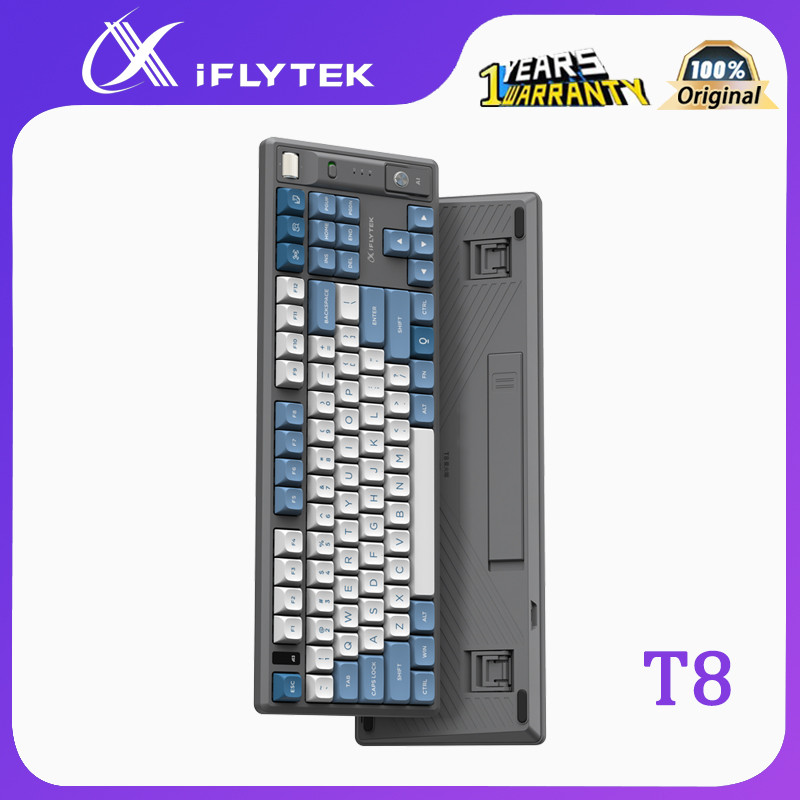 IFLYTEK T8 Spark Edition AI Mechanical Keyboard Bluetooth Keyboard Red ...