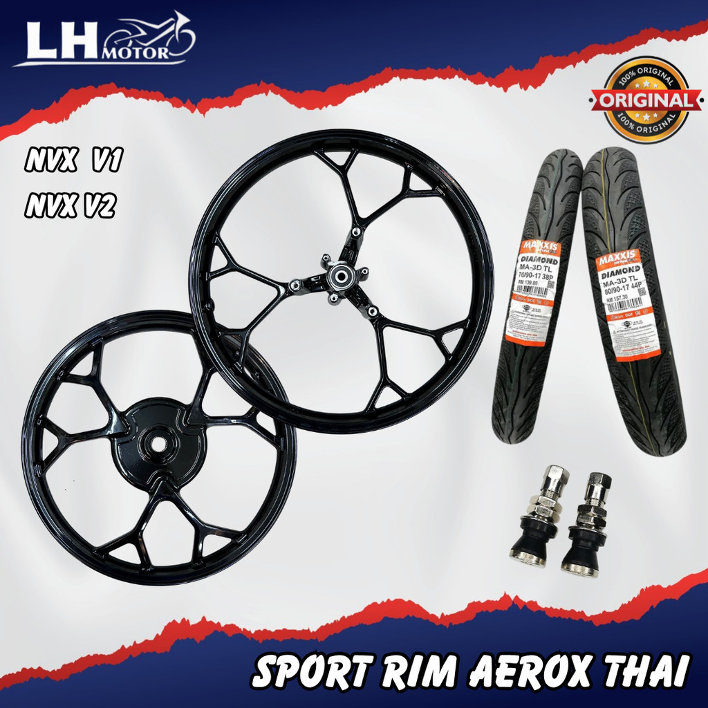 SPORT RIM 17 inch 1.6/1.6-17 SPORT RIM NVX V1 V2 17inchi COMBO SET NVX ...