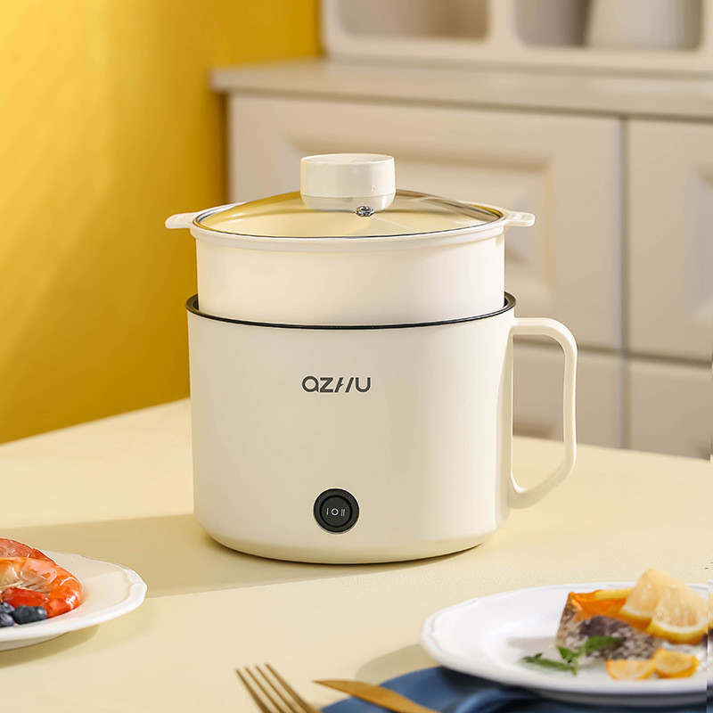 Multifunctional Mini Electric Cooker - 1.5L Non-Stick Pot with Keep ...