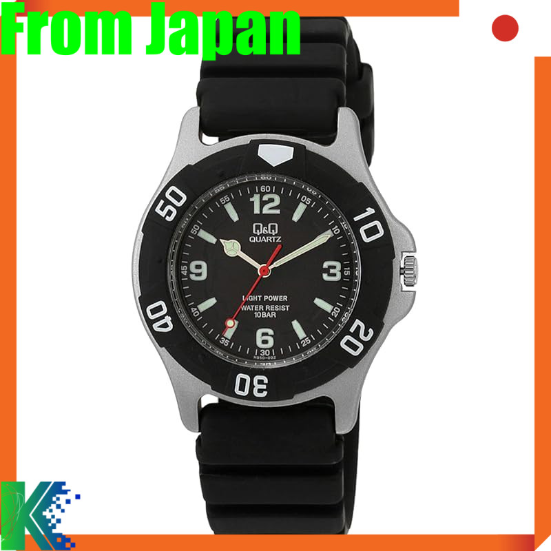 Citizen Q&Q Analog Solar Watch - 10 ATM Water Resistant with Urethane ...