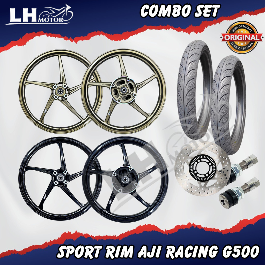 SPORT RIM AJI RACING 160/185/17 COMBO SET RS150 RSX150 | Shopee Malaysia