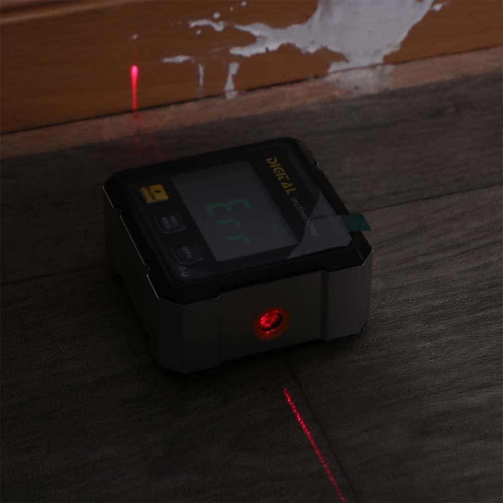 IVORY Display Angle Gauge, Four Sided Magnetic Suction Level Protractor ...