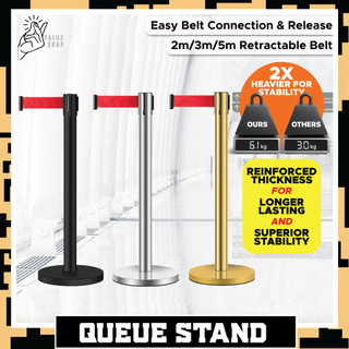 Queue Stand Barricade Barrier Metal Pole Queue Up Stand Stainless Steel ...