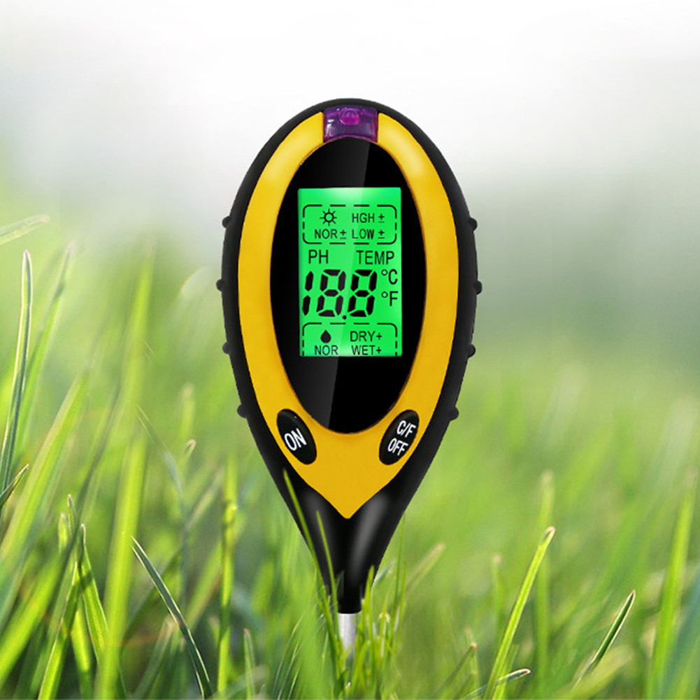 Wireless Smart Soil Tester Soil Moisture Meter LCD Digital Display ...