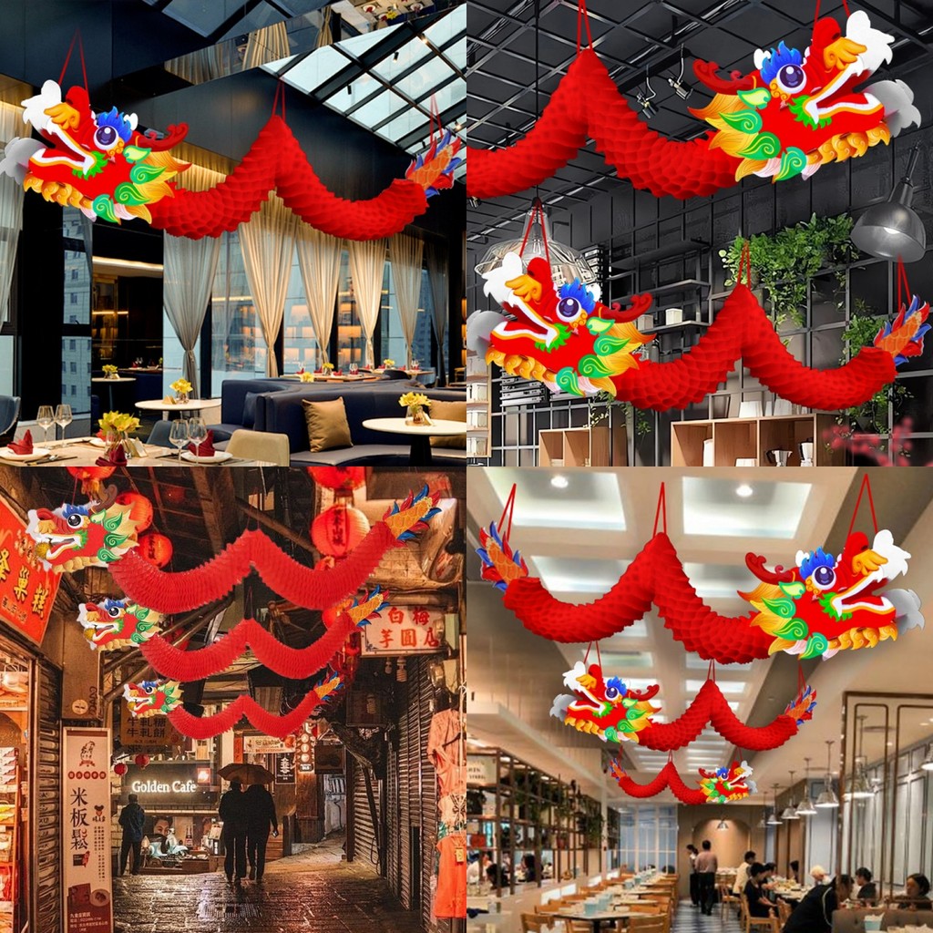 New Year Dragon Hanging Banner 2026 Spring Festival Hanging Pendant ...