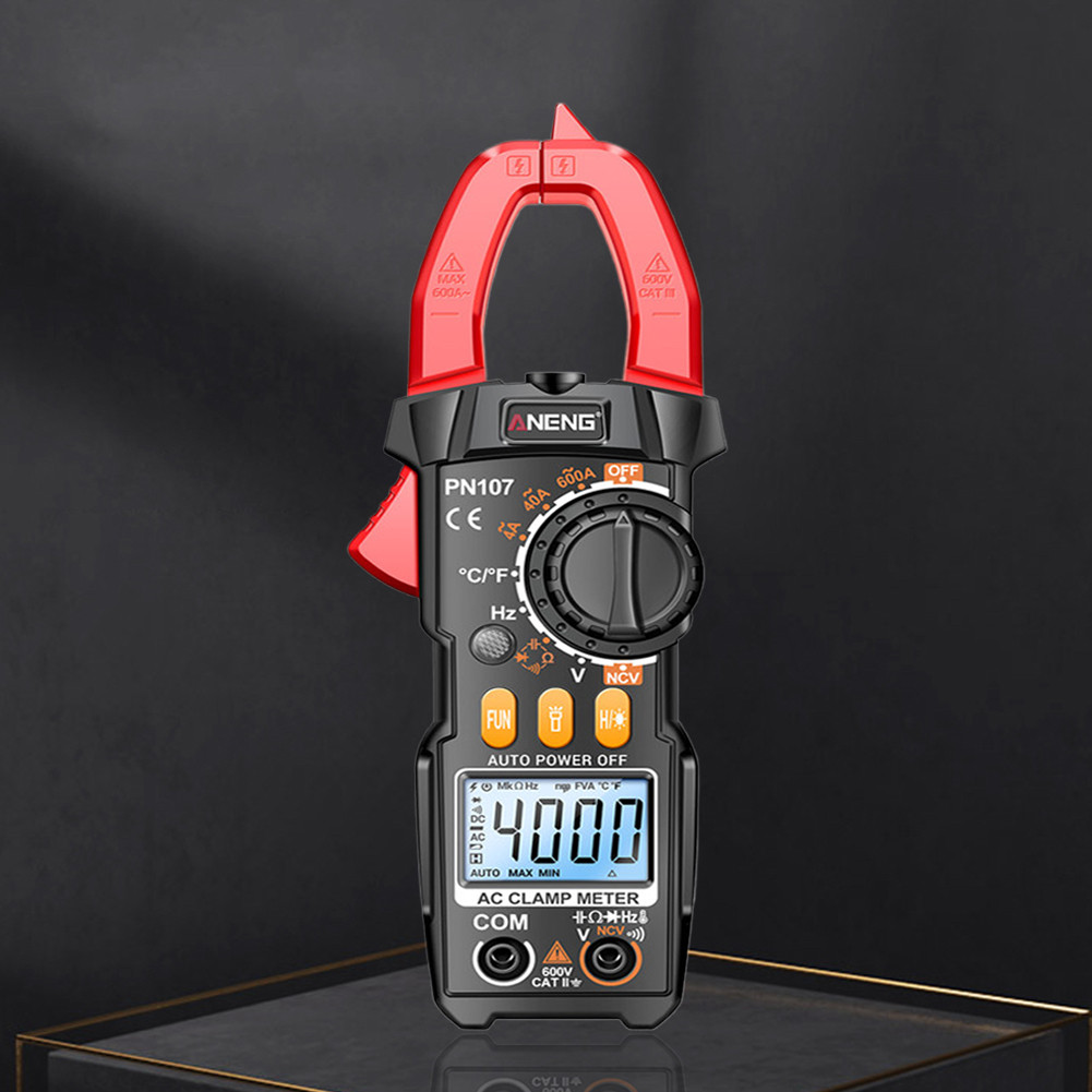 Digital Clamp Meter 600A AC Current Tester NCV Multimeter Diode ...