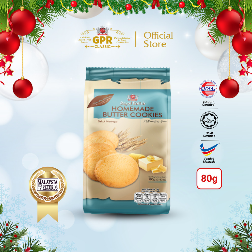 GPR Classic Butter Cookies Foil (80g) - Wedding Doorgift | Shopee Malaysia