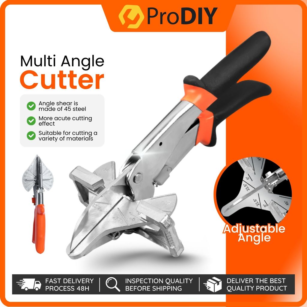 Multi Angle Cutter Adjustable Gunting Potong Pelbagai Sudut 45D-135D ...