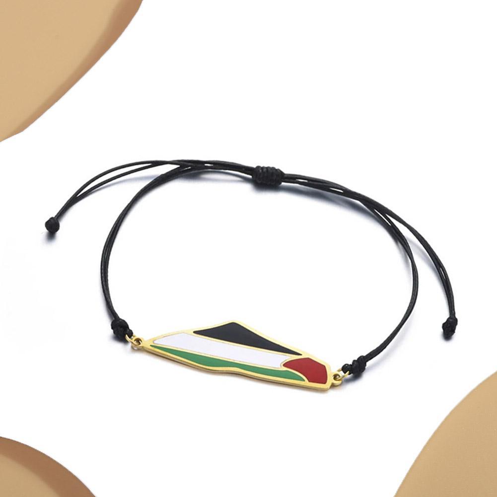 Palestine Map String Bracelet Palestine Map Flag String Bracelet ...