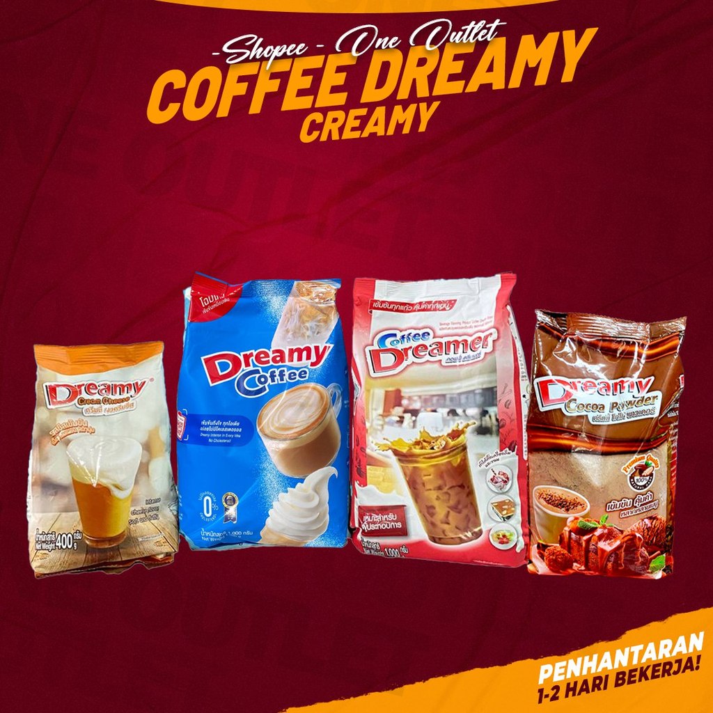 Coffee Dreamer Creamer Coffee Creamer Biru Merah 1000g / Cream cheese ...