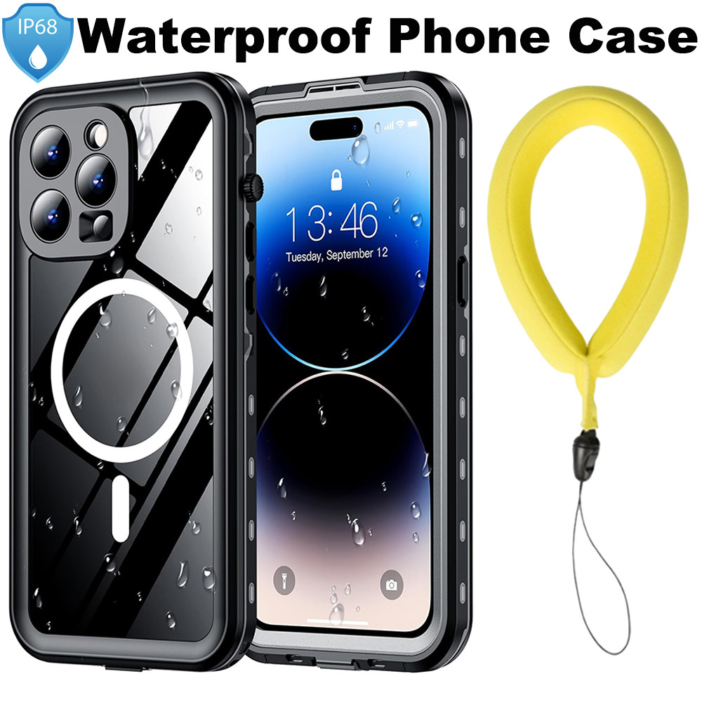 IP 14 Pro Max Diving Case Slim Clear Waterproof Casing Compatible for ...