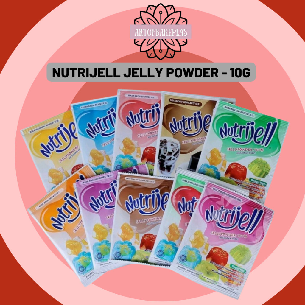 Nutrijell Jelly Powder 10g/ Serbuk Jelly Viral Nutrijell HALAL/ Jelly ...