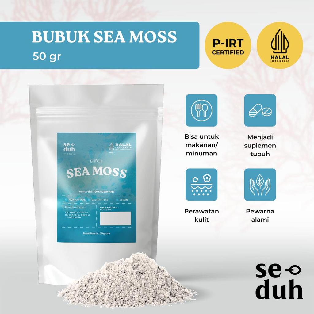 MERAH BREW TEA & TISANE | Sea Moss Powder Red Algae Powder/ Superfood ...