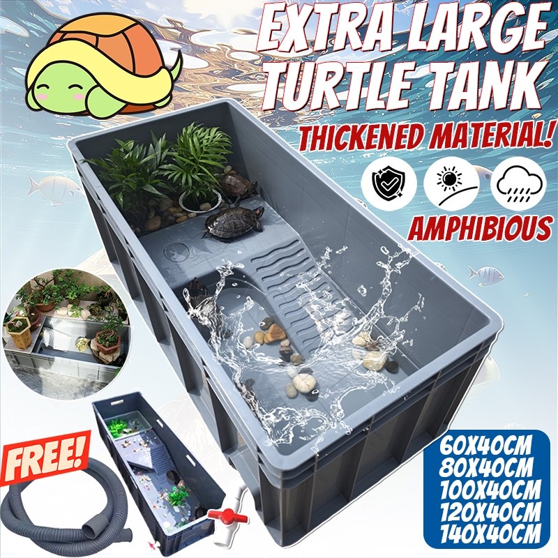 extra-large-turtle-tank-dedicated-tank-with-drainage-water-and-land