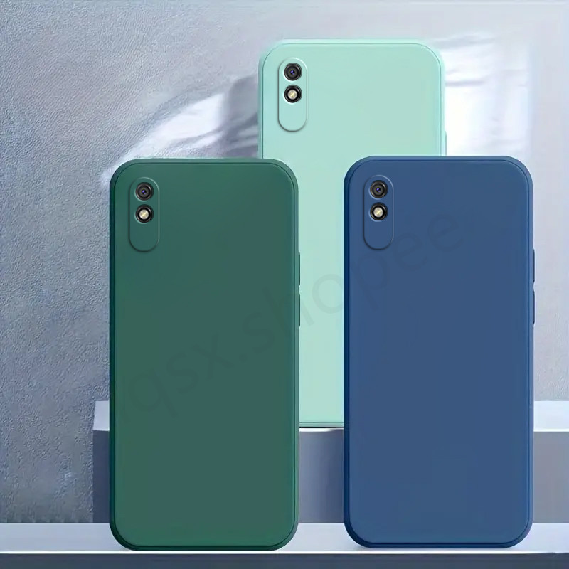 Yoedge 2 Custodie Silicone Per Xiaomi Redmi 9A (4G) | Morbide Con Disegni Dinosauro, Opache, Antiurto | Viola Chiaro E Rosa