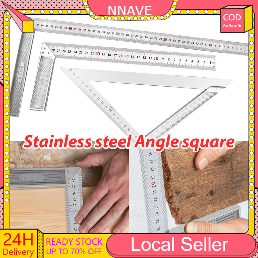 Stainless steel angle ruler 30/50/20cm L Shape Angle Square Ruler ...