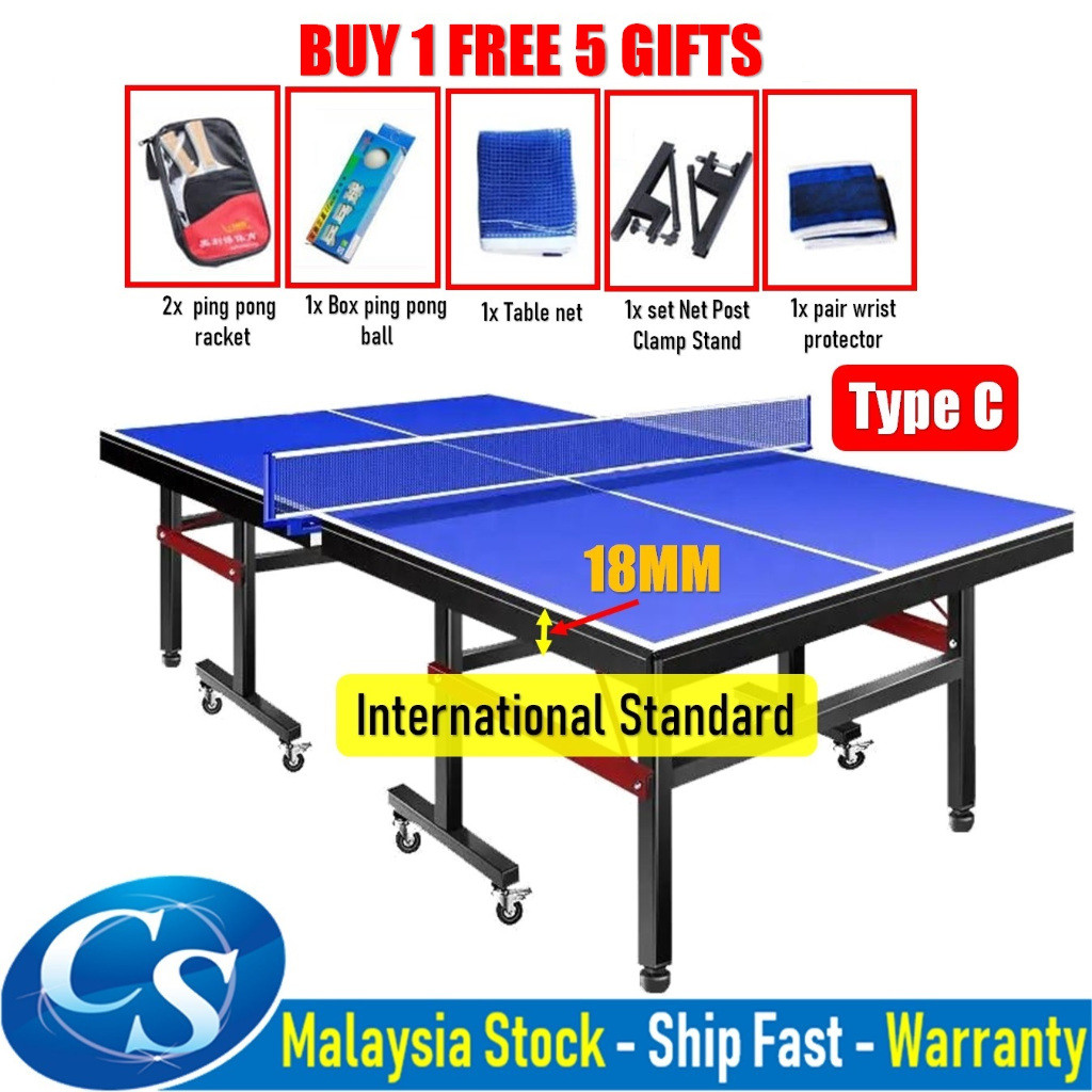 Professional Indoor International Standard Ping Pong Tennis Table With ...