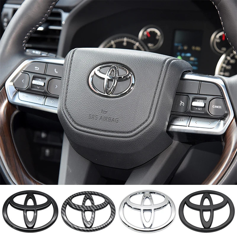Toyota Steering Wheel Logo Steering Wheel Badge Cover Sticker for Vios ...
