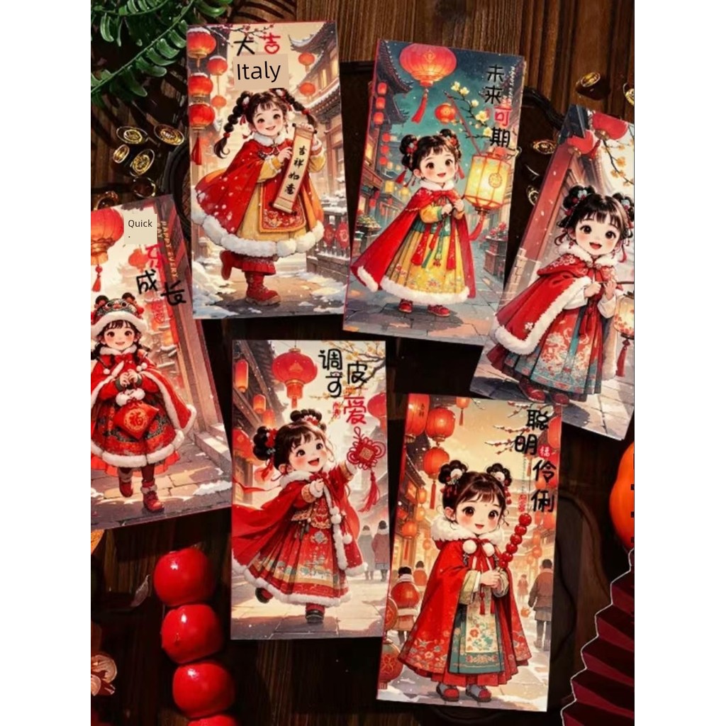 sampul duit raya 红包袋 Sampul merah Festival Musim Bunga 2025 gelombang ...