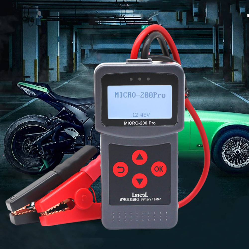 Battery Load Checker with Clip Alternator Battery Tester 40-2000CCA ...