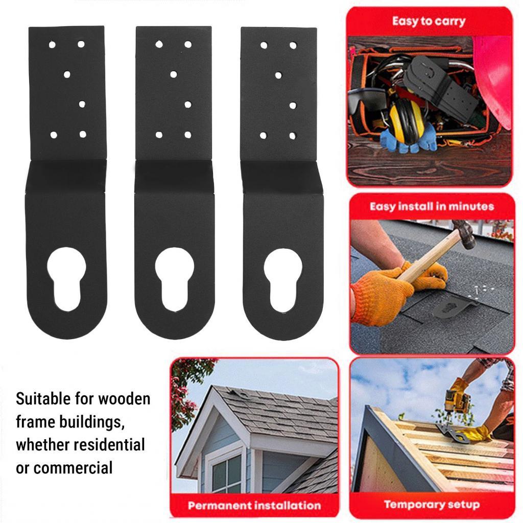 superparis Oreilet 3 Pcs Roof Safety Anchor Hitch Clip Anchors For Fall ...