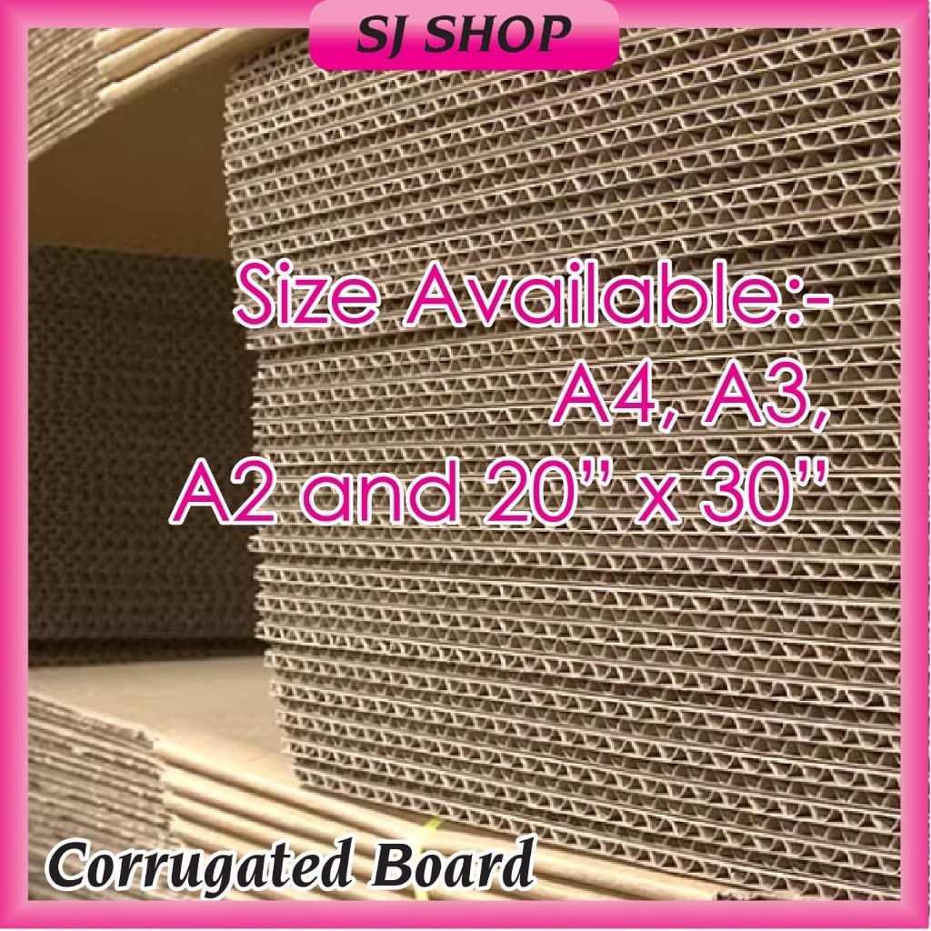 Corrugated Board A4 A3 7mm | Layer Pad Corrugated Board Double Wall ...