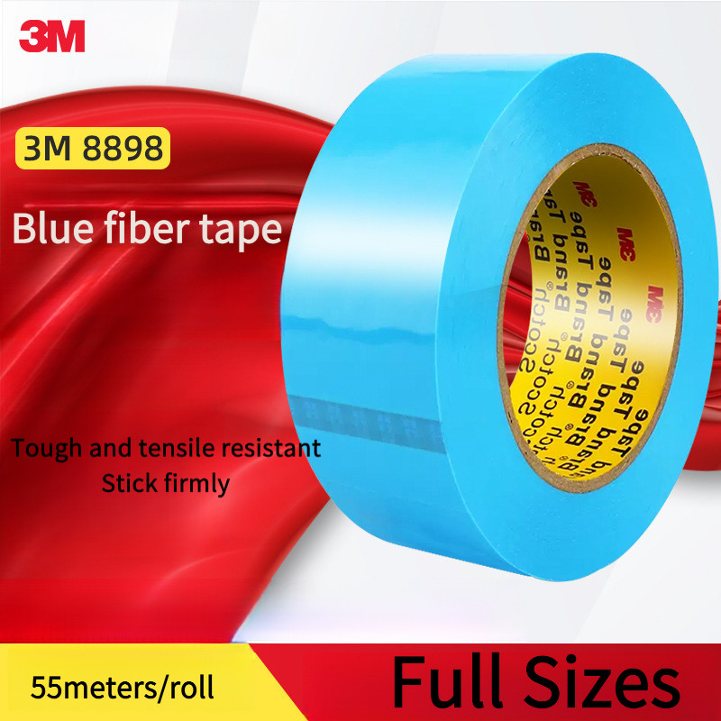 3M 8898 Fiber Tape Sky Blue Strong Non-Degumming High Viscosity High ...