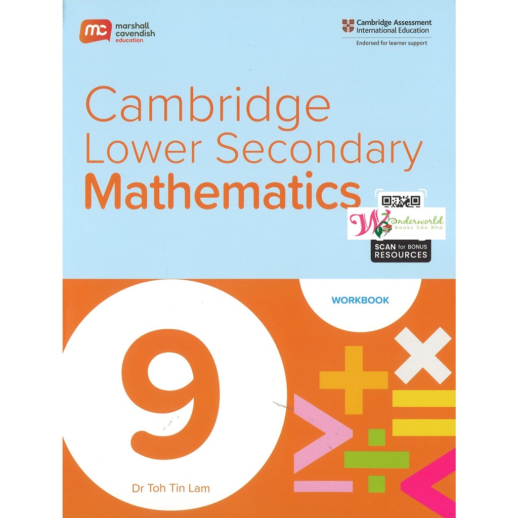 MARSHAL CAVENDISH CAMBRIDGE LOWER SECONDARY MATHEMATICS 9 - WORKBOOKS ...