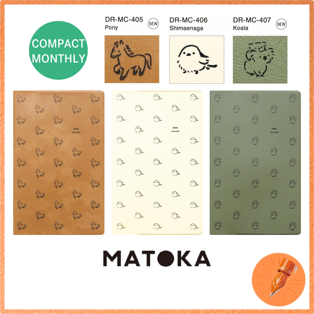 El Commune Matoka Compact Monthly Planner 2026 Mini Edition | Shopee ...