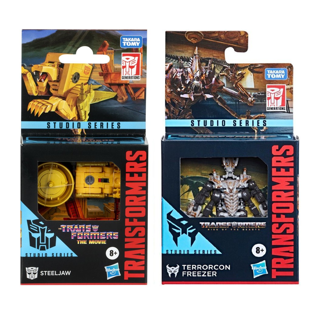 Transformers Studio Series Core Class Steeljaw & Terrorcon Freezer ...