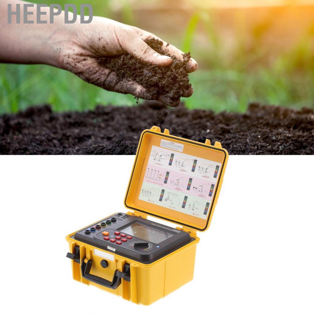 HEEPDD ETCR3200C Earth Ground Tester Meters Soil Resistivity ...