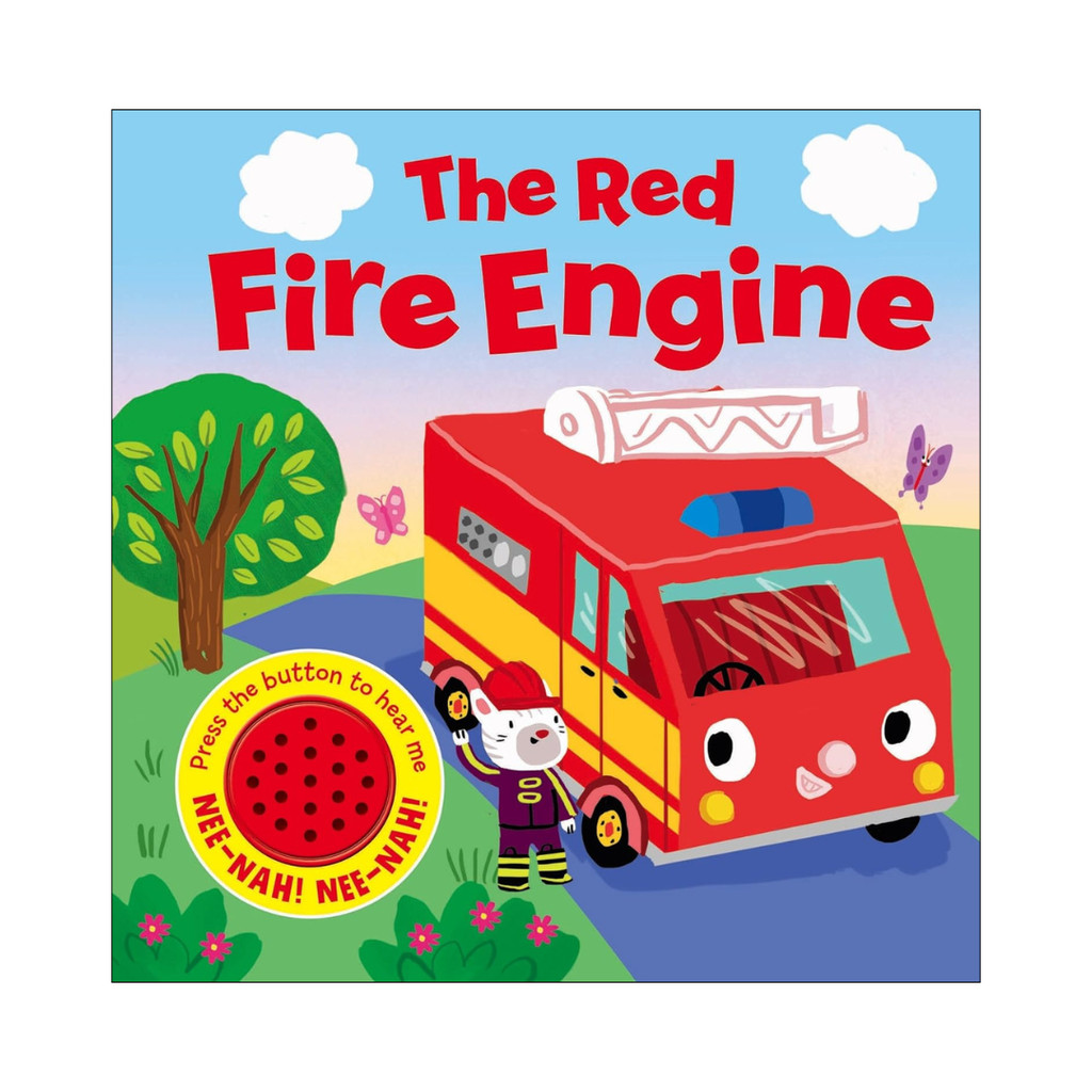 Noisy Red Fire Engine Sound Book To Hear Siren Sound & Read Story ...