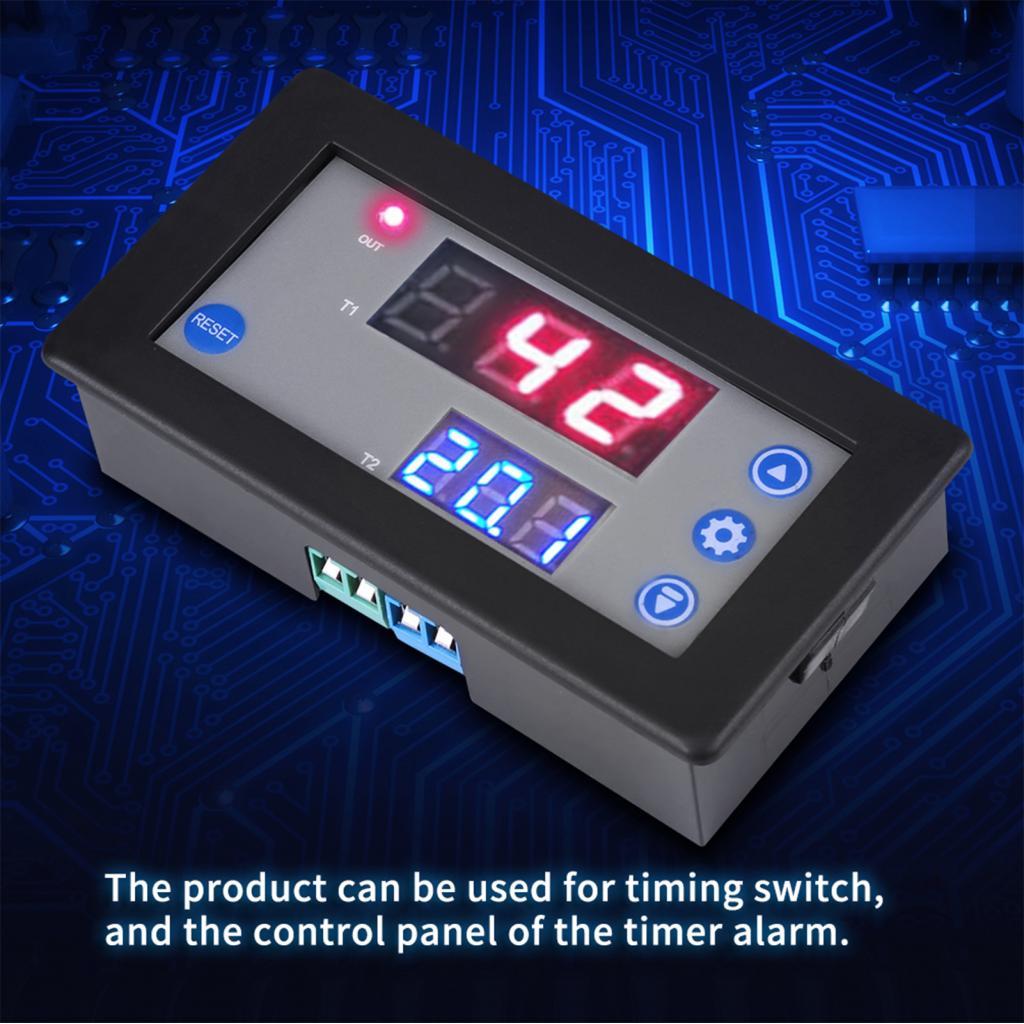 kkmoon-My 12V Timing Delay Relay Module Digital LED Cycle Timer Display ...