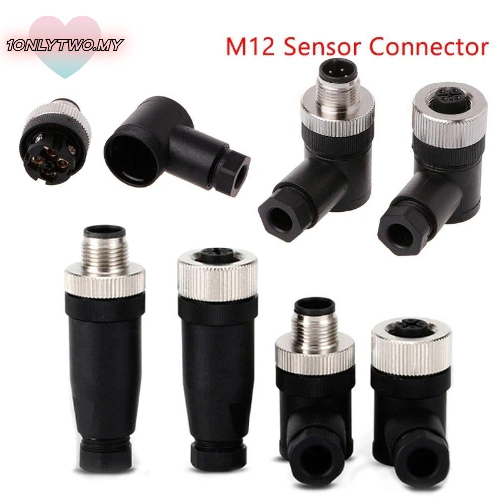 1ONLYTWO M12 Sensor Connector, Sensor Plug 4 5 8 Pin M12 Aviation Plug ...
