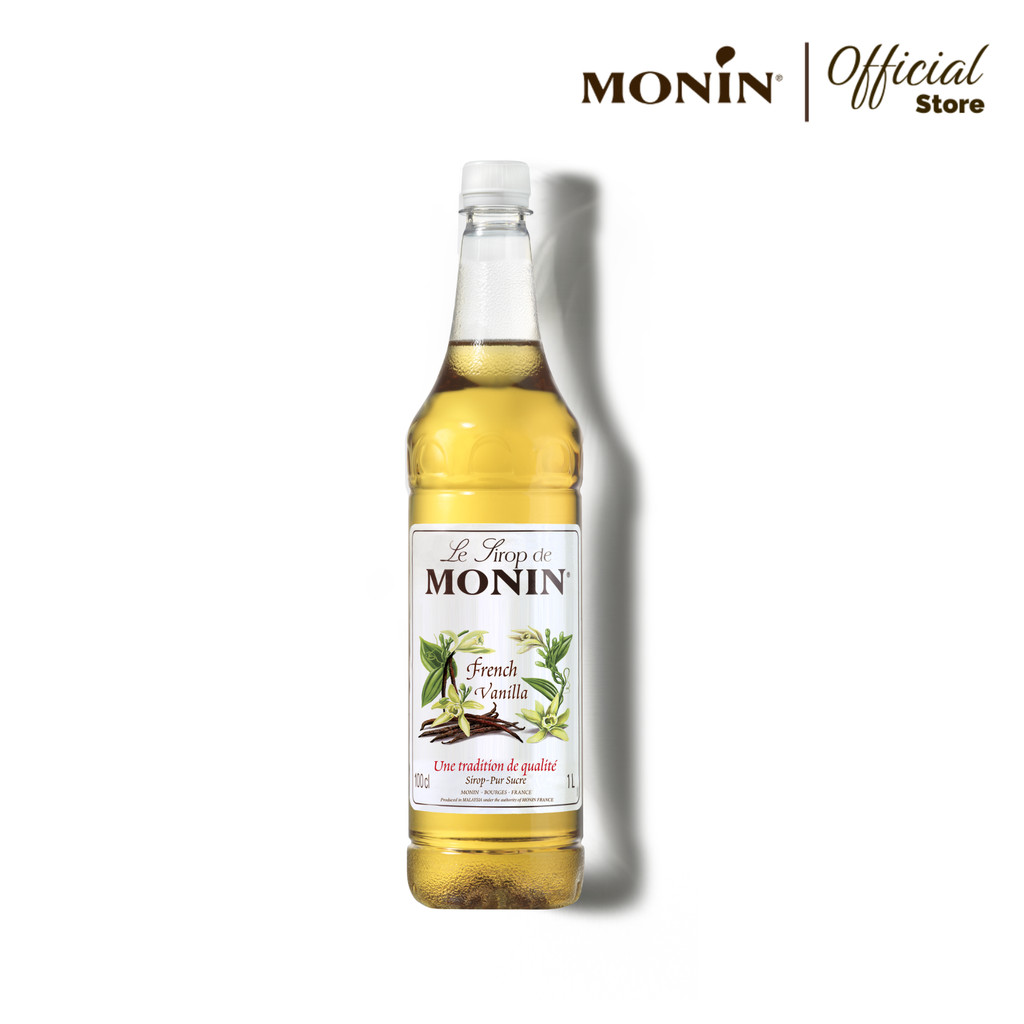 MONIN PET PREMIUM SYRUP FRENCH VANILLA 1LT | Shopee Malaysia