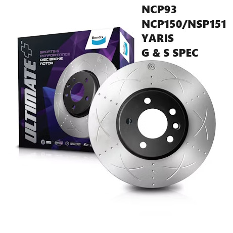 TOYOTA VIOS NCP93/ NCP150/ NSP151 G/S TRD SPEC FRONT BRAKE DISC ROTOR ...