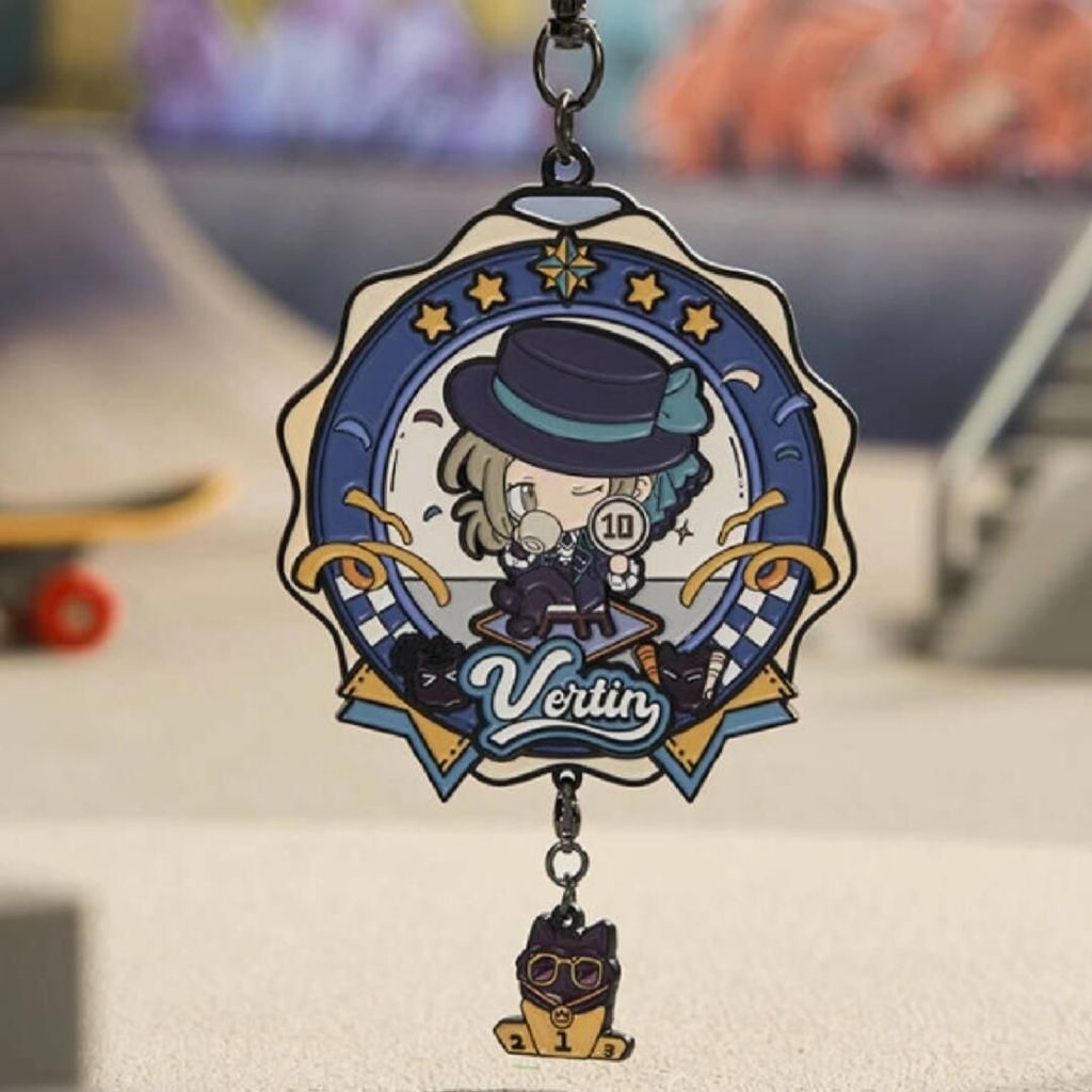 Vertin Anime Keychain Women Reverse 1999 Acrylic Key Chain Man Key Ring ...