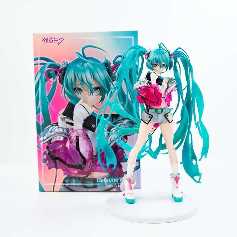 Hatsune Miku Figure Anime Doll Ornament Mima Miku Anime Model Desktop ...