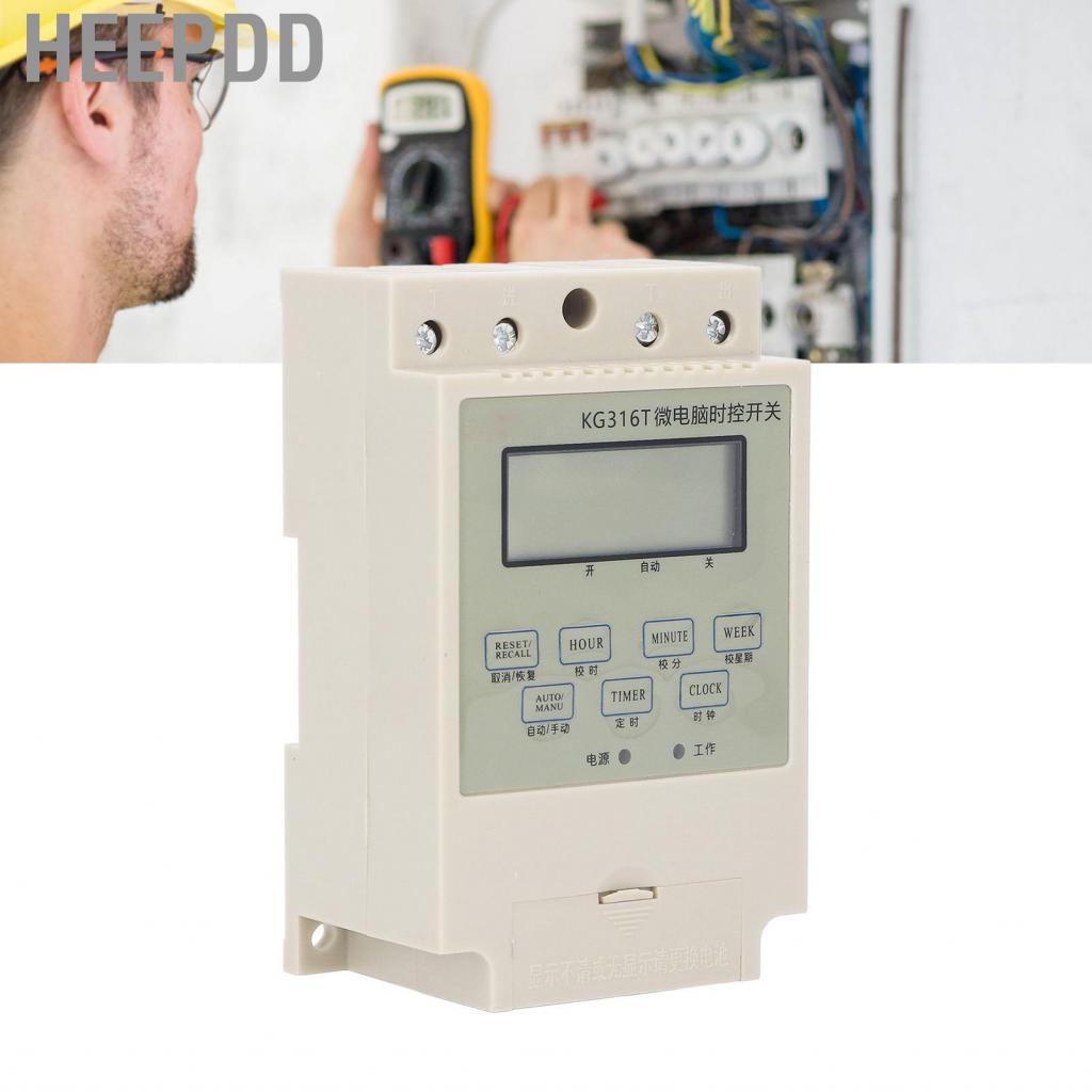 HEEPDD Programmable Digital Time Switch Relay Control Timer Energy ...
