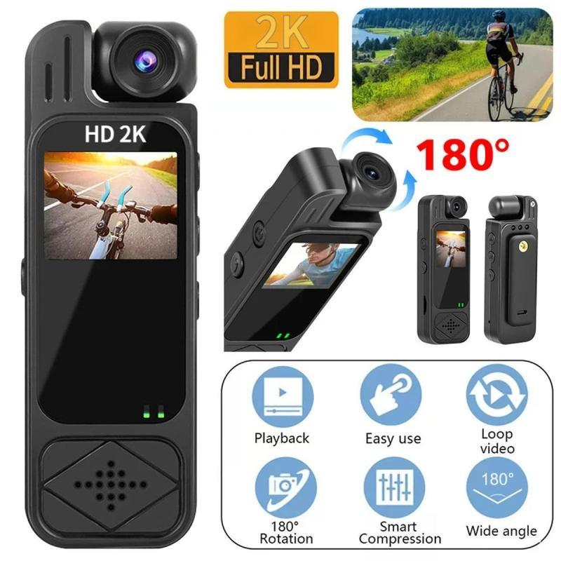 Portable Mini Video Recorder, Y9, 2K HD Sports Camera, 80 Degree ...