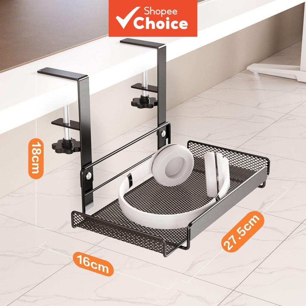 Under-desk cable management rack computer desk bottom cable network ...