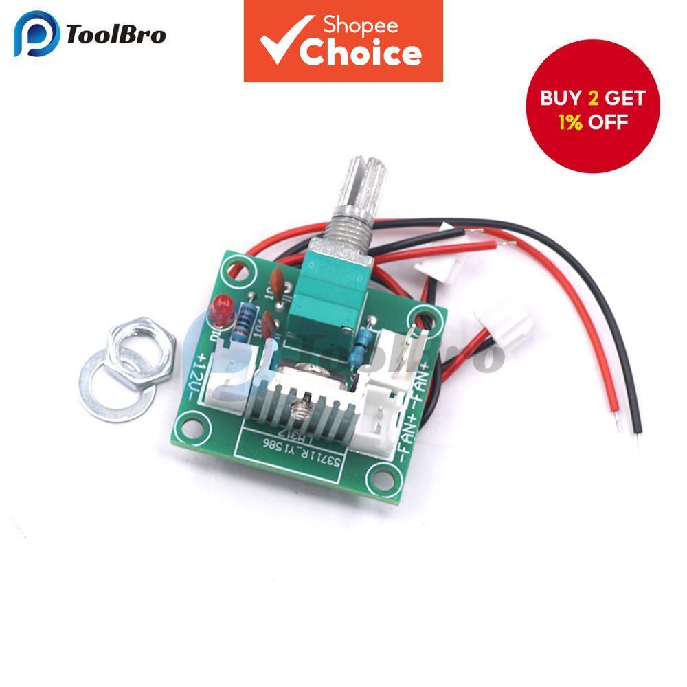 XH-M137 Linear Voltage Regulator LM317 Fan Speed Controller Governor DC ...