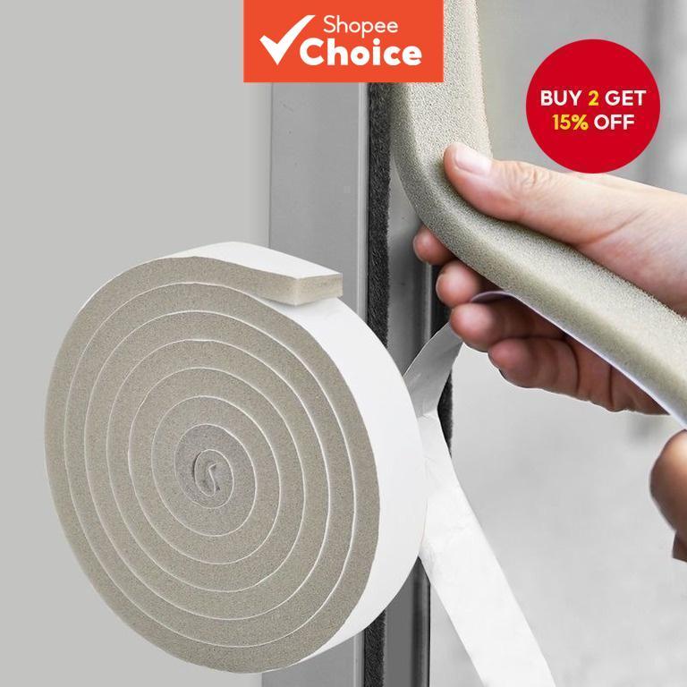 Sponge Foam Seal Strip – Anti-Collision Soundproof Weatherproof ...