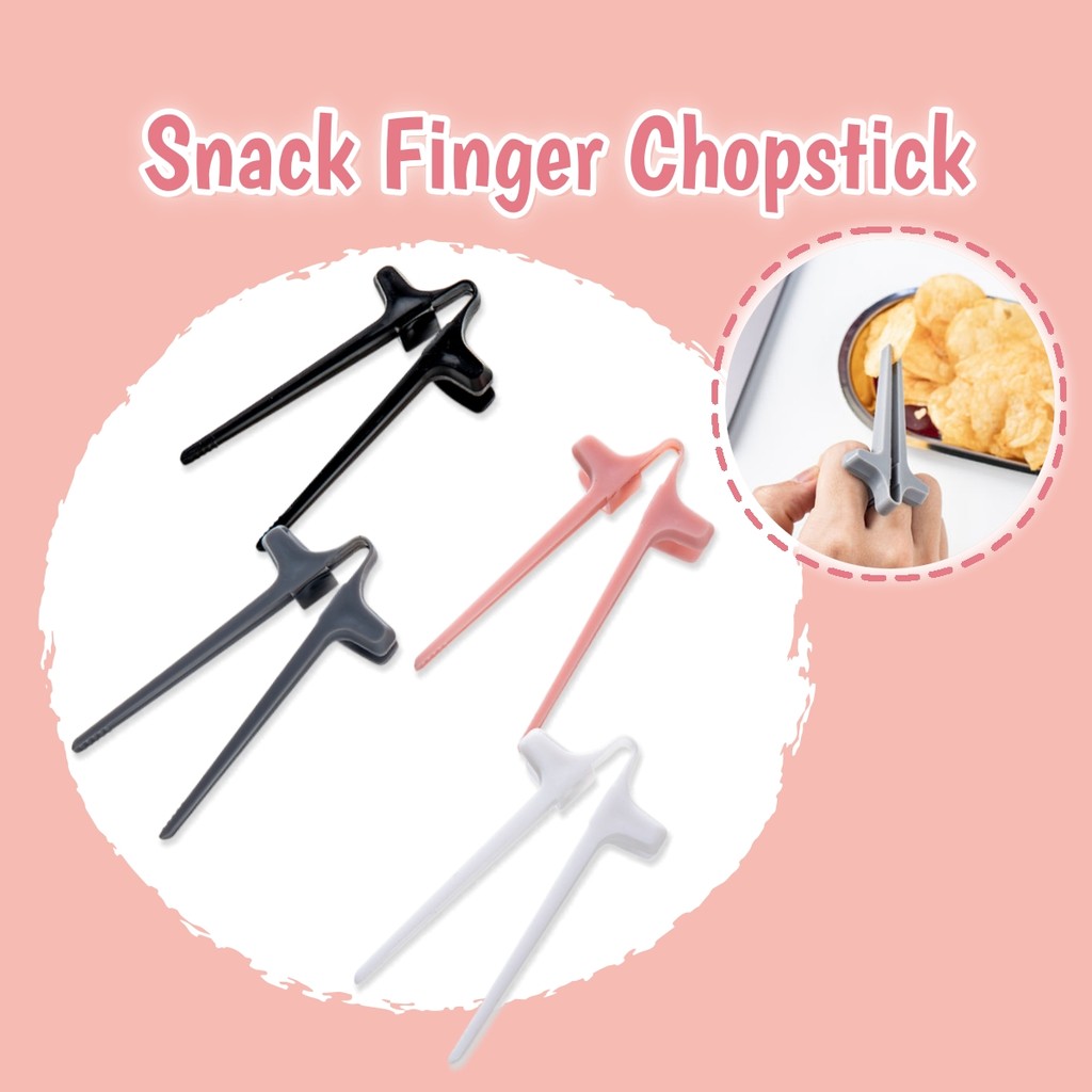 Lazy Snack Finger Chopsticks Mini Snack Clip Multi Tasking Gaming Snack ...