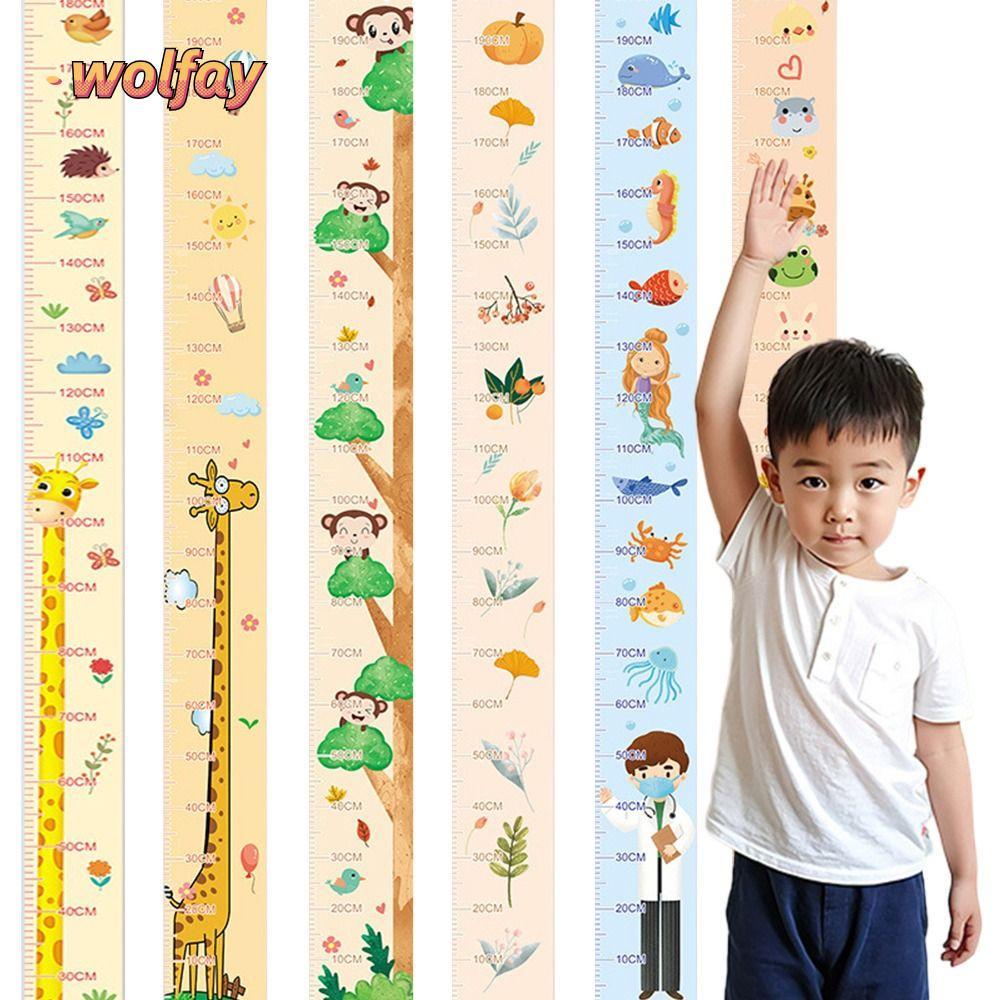 YOLANDA Height Measurement Sticker, 2M Height Self-adhesive Child ...