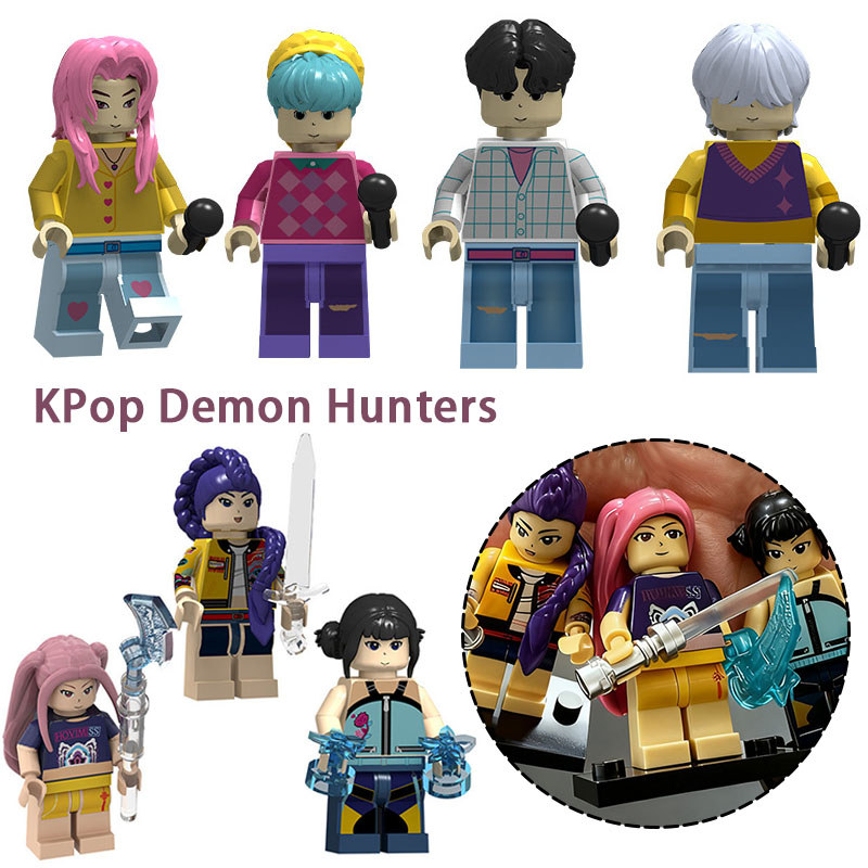 KPop Demon Hunters Saja Boys Building Blocks Model Collection Rumi Mira ...