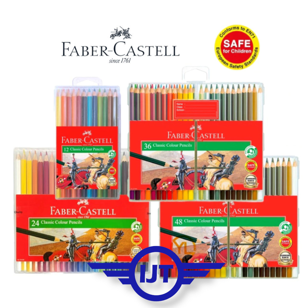Faber-Castell Classic Colour Pencils in Slim-Flexi Case / Faber Castell ...