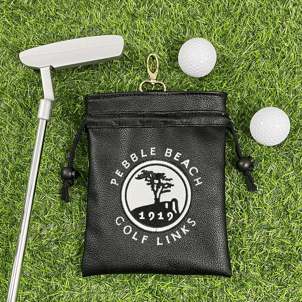 Golf Golf Drawstring Drawstring PU Small Ball Bag Ball Bag 1919 Tree ...