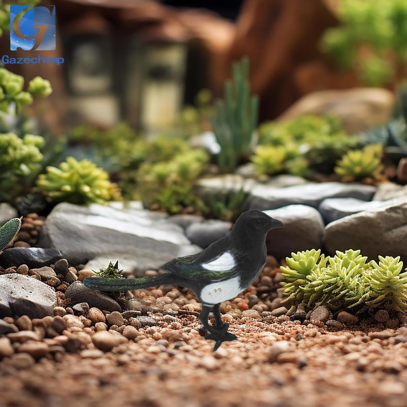 Gazechimp Magpie Simulation Bird Artificial Bird,Lifelike,Bird Figures ...